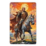 Heroic Trump Warrior in Golden Armor Name Card Style USB Flash Drive