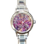 Pour with cat Round Italian Charm Watch