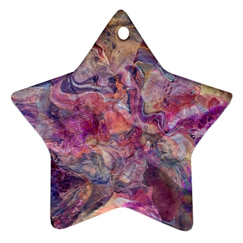 Pour with cat Ornament (Star) from ArtsNow.com Front