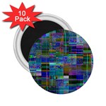 Glitch Chaos Print 2.25  Magnets (10 pack) 