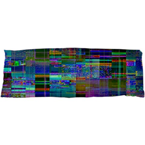 Glitch Chaos Print 17 x47  Body Pillow Case Dakimakura (Two Sides) from ArtsNow.com Front