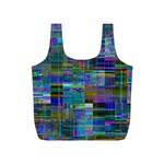 Glitch Chaos Print Full Print Recycle Bag (S)