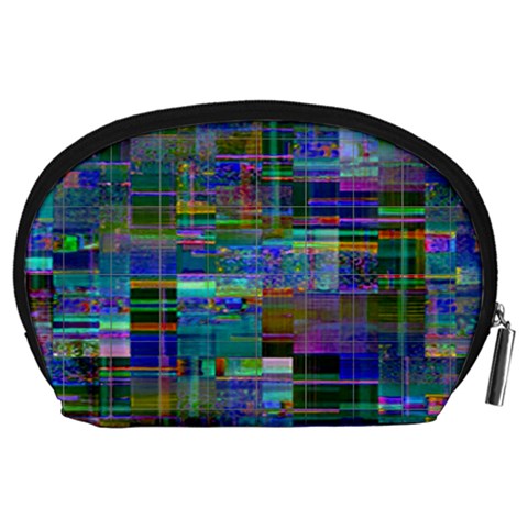 Glitch Chaos Print Accessory Pouch (Large) from ArtsNow.com Back