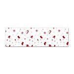 Christmas Xmas Holiday Pattern Background Sticker (Bumper)