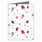 Christmas Xmas Holiday Pattern Background Greeting Card