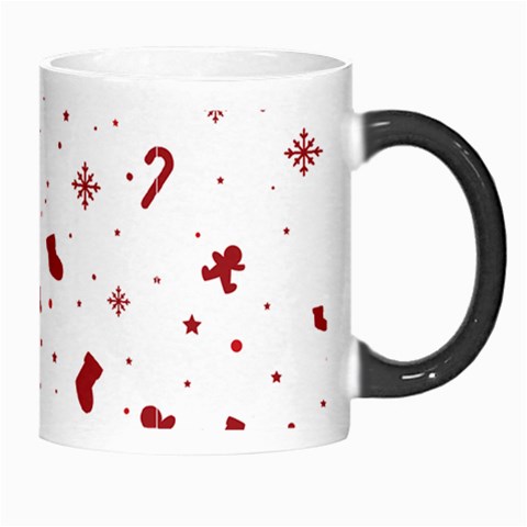 Christmas Xmas Holiday Pattern Background Morph Mug from ArtsNow.com Right