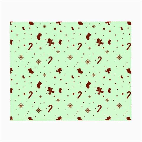 Christmas Xmas Holiday Pattern Background Small Glasses Cloth from ArtsNow.com Front