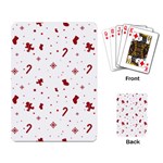 Christmas Xmas Holiday Pattern Background Playing Cards Single Design (Rectangle)