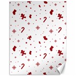 Christmas Xmas Holiday Pattern Background Canvas 12  x 16 