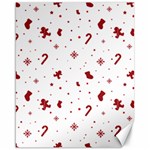 Christmas Xmas Holiday Pattern Background Canvas 16  x 20 