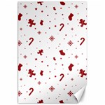 Christmas Xmas Holiday Pattern Background Canvas 20  x 30 