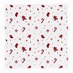 Christmas Xmas Holiday Pattern Background Medium Glasses Cloth