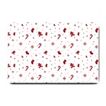 Christmas Xmas Holiday Pattern Background Small Doormat