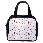 Christmas Xmas Holiday Pattern Background Classic Handbag (One Side)