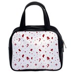 Christmas Xmas Holiday Pattern Background Classic Handbag (Two Sides)