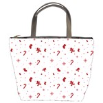 Christmas Xmas Holiday Pattern Background Bucket Bag