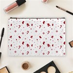 Christmas Xmas Holiday Pattern Background Cosmetic Bag (Large)