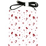 Christmas Xmas Holiday Pattern Background Shoulder Sling Bag