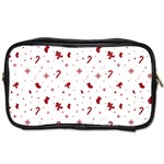 Christmas Xmas Holiday Pattern Background Toiletries Bag (One Side)