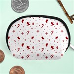 Christmas Xmas Holiday Pattern Background Accessory Pouch (Medium)