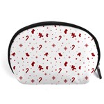 Christmas Xmas Holiday Pattern Background Accessory Pouch (Large)