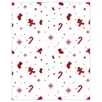 Christmas Xmas Holiday Pattern Background Drawstring Bag (Small)