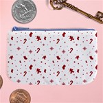 Christmas Xmas Holiday Pattern Background Large Coin Purse