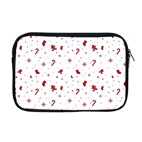 Christmas Xmas Holiday Pattern Background Apple MacBook Pro 17  Zipper Case from ArtsNow.com Front