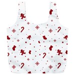 Christmas Xmas Holiday Pattern Background Full Print Recycle Bag (XXXL)