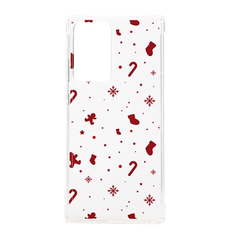 Christmas Xmas Holiday Pattern Background Samsung Galaxy Note 20 Ultra TPU UV Case from ArtsNow.com Front