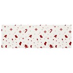 Christmas Xmas Holiday Pattern Background Banner and Sign 12  x 4 