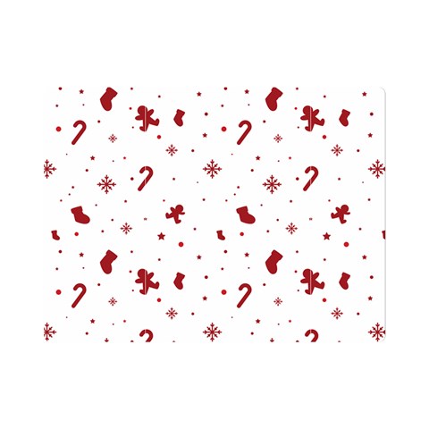 Christmas Xmas Holiday Pattern Background Premium Plush Fleece Blanket (Mini) from ArtsNow.com 35 x27  Blanket Front