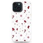 Christmas Xmas Holiday Pattern Background iPhone 15 Plus TPU UV Print Case