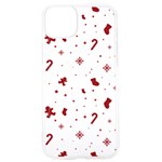 Christmas Xmas Holiday Pattern Background iPhone 15 Pro TPU UV Print Case