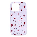 Christmas Xmas Holiday Pattern Background iPhone 16 Plus TPU UV Print Case