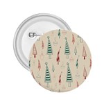 Trees Christmas Holiday Pattern 2.25  Buttons