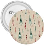 Trees Christmas Holiday Pattern 3  Buttons