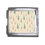 Trees Christmas Holiday Pattern Mega Link Italian Charm (18mm)