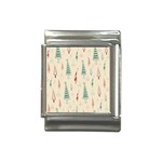 Trees Christmas Holiday Pattern Italian Charm (13mm)