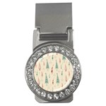 Trees Christmas Holiday Pattern Money Clips (CZ) 