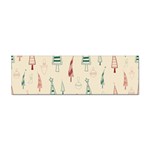 Trees Christmas Holiday Pattern Sticker (Bumper)