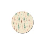 Trees Christmas Holiday Pattern Golf Ball Marker