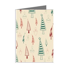 Trees Christmas Holiday Pattern Mini Greeting Cards (Pkg of 8) from ArtsNow.com Right