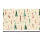 Trees Christmas Holiday Pattern Business Card Holder