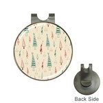 Trees Christmas Holiday Pattern Hat Clips with Golf Markers