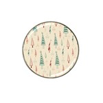 Trees Christmas Holiday Pattern Hat Clip Ball Marker