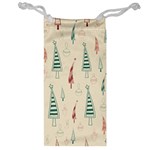 Trees Christmas Holiday Pattern Jewelry Bag