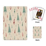 Trees Christmas Holiday Pattern Playing Cards Single Design (Rectangle)