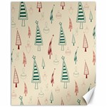 Trees Christmas Holiday Pattern Canvas 16  x 20 