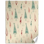 Trees Christmas Holiday Pattern Canvas 18  x 24 